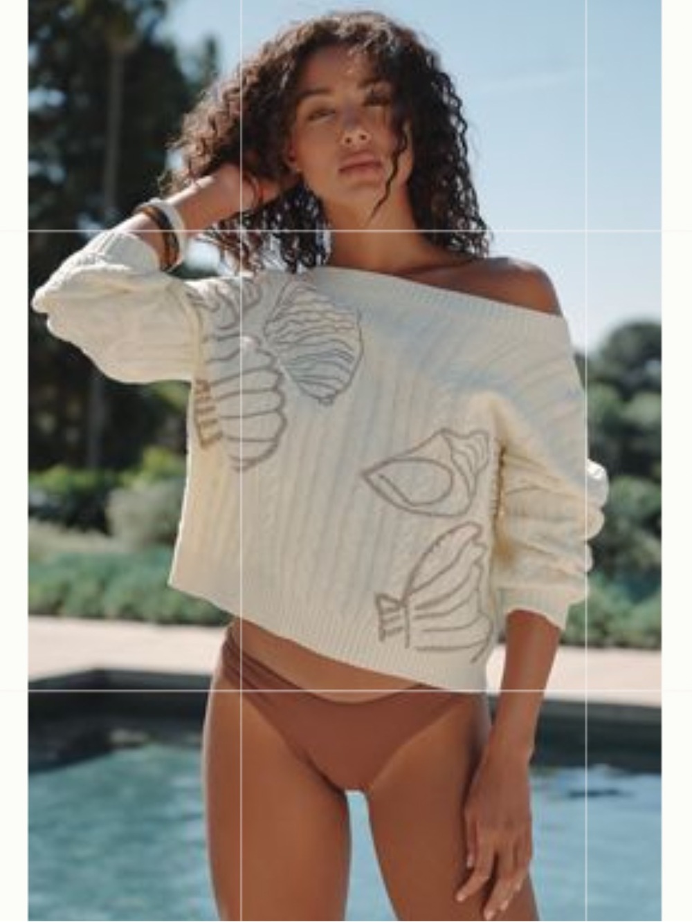 (NWT) Celandine x Holly Francesca Boat-Neck Embroidered Heritage Jumper (XL)